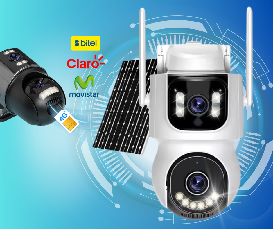 CAMARA SOLAR CON CHIP/ BLANCOx 1 Und